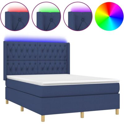 vidaXL Verstellbares Bett mit LED - 140x190 cm vidaXL Verstellbares Bett mit LED - 140x190 cm
