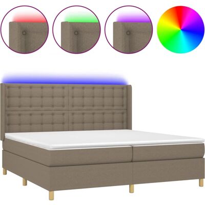 VidaXL Bett mit Matratze und LED - 160x200cm VidaXL Bett mit Matratze und LED - 160x200cm