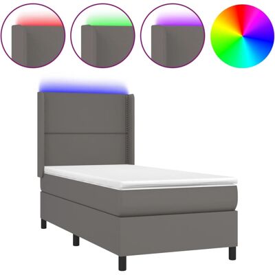 vidaXL Bett 5803 - Bett mit Matratze & LED vidaXL Bett 5803 - Bett mit Matratze & LED