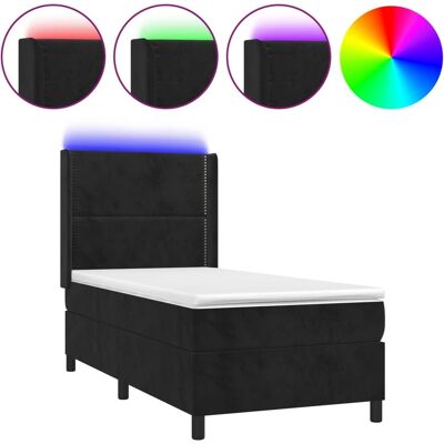 MaisonChic Samtbett mit LED - Bett MaisonChic Samtbett mit LED - Bett