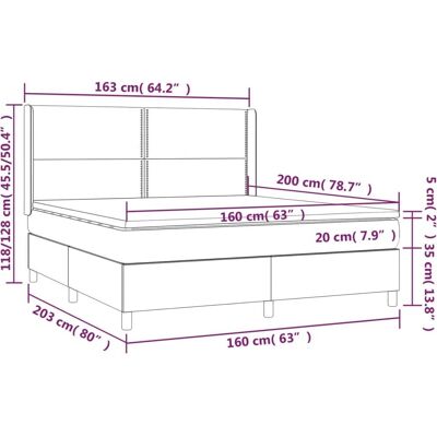 vidaXL Rosa Samt Boxspringbett - Schlafzimmermöbel vidaXL Rosa Samt Boxspringbett - Schlafzimmermöbel