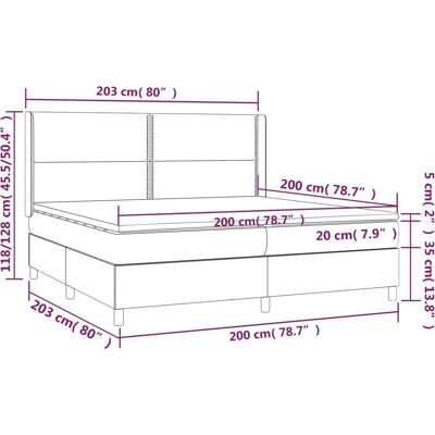 MAISONCHIC Hellgraues Samtbetten mit LED - Bett MAISONCHIC Hellgraues Samtbetten mit LED - Bett