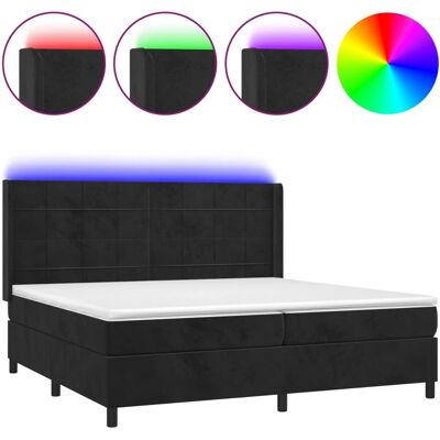 vidaXL Bett mit Matratze und LED - Bett vidaXL Bett mit Matratze und LED - Bett