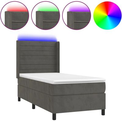 vidaXL Bett mit LED und Matratze - Bettart vidaXL Bett mit LED und Matratze - Bettart