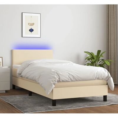 MAISONCHIC Bett mit Matratze und LED - 90x190cm - Bett MAISONCHIC Bett mit Matratze und LED - 90x190cm - Bett