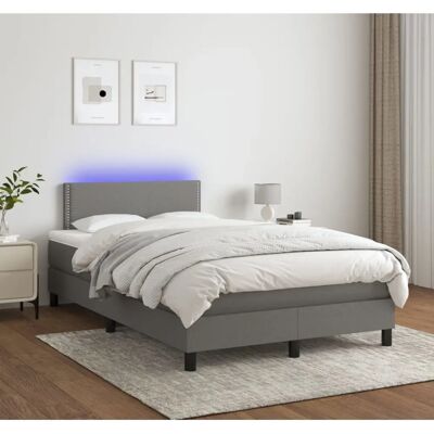 MAISONCHIC Modell 120x200cm Dunkelgraues Bett mit LED MAISONCHIC Modell 120x200cm Dunkelgraues Bett mit LED