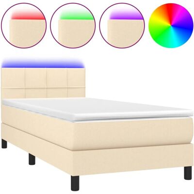 vidaXL Bett - 80x200cm Taschenfederkern mit LED vidaXL Bett - 80x200cm Taschenfederkern mit LED