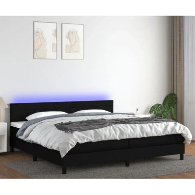 MAISONCHIC Schwarzes verstellbares Bett mit LED - Bett MAISONCHIC Schwarzes verstellbares Bett mit LED - Bett
