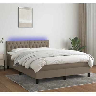MAISONCHIC Bett mit Matratze & LED - 140x200 cm MAISONCHIC Bett mit Matratze & LED - 140x200 cm