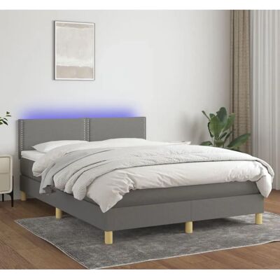 MAISONCHIC Modell 140x200cm Verstellbares Graues Bett mit LED MAISONCHIC Modell 140x200cm Verstellbares Graues Bett mit LED