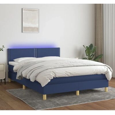 MAISONCHIC Blå 140x200cm Seng med LED & Madras MAISONCHIC Blå 140x200cm Seng med LED & Madras