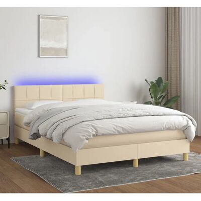MAISONCHIC Bett mit Matratze & LED - 140x200 cm MAISONCHIC Bett mit Matratze & LED - 140x200 cm