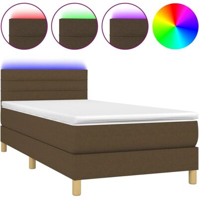 vidaXL 3133752 Bett - verstellbares Kopfteil, LED-Streifen, Taschenfederkernmatratze vidaXL 3133752 Bett - verstellbares Kopfteil, LED-Streifen, Taschenfederkernmatratze