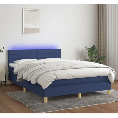 Maisonchic Blau 140x190 Bett mit LED und Unterstützung Maisonchic Blau 140x190 Bett mit LED und Unterstützung