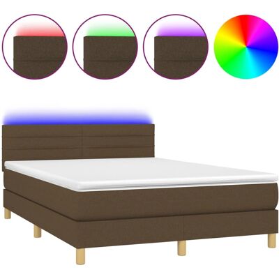 vidaXL Bett mit LED - 160x200cm vidaXL Bett mit LED - 160x200cm