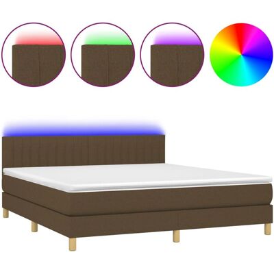 vidaXL Verstellbares Bett mit LED - 180x200cm vidaXL Verstellbares Bett mit LED - 180x200cm