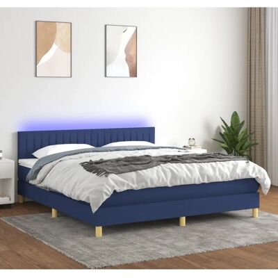 Maisonchic Blau 180x200 Bett mit Matratze & LED Maisonchic Blau 180x200 Bett mit Matratze & LED