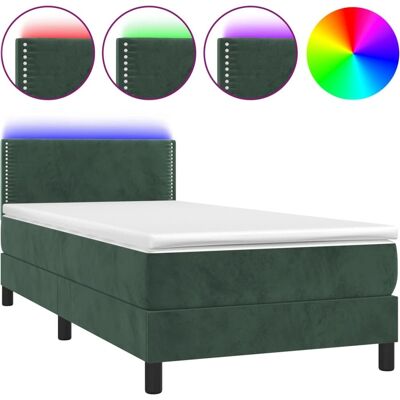 vidaXL Samtbetten mit LED - 80x200cm - Bett vidaXL Samtbetten mit LED - 80x200cm - Bett