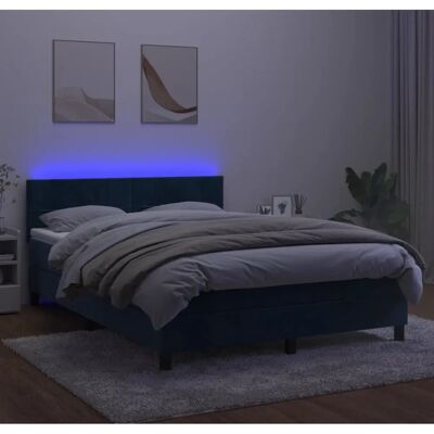Jinlefu Model 140x200cm Velvet Bed met LED - Bedtype Jinlefu Model 140x200cm Velvet Bed met LED - Bedtype