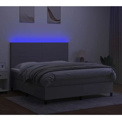 Maisonchic Verstellbares Bett mit LED-Lichtern - 160x200cm Maisonchic Verstellbares Bett mit LED-Lichtern - 160x200cm