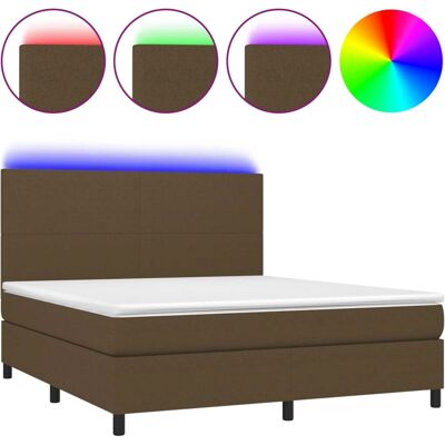 VidaXL Bett mit LED und Taschenfederkern VidaXL Bett mit LED und Taschenfederkern