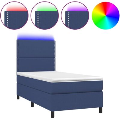 vidaXL Bett mit LED - 90x190cm vidaXL Bett mit LED - 90x190cm