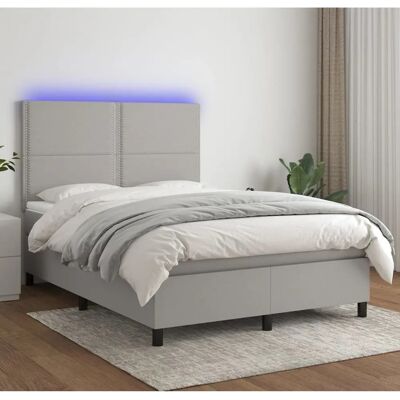 MAISONCHIC Bett mit Matratze und LED - Verstellbares Kopfteil - Bettart MAISONCHIC Bett mit Matratze und LED - Verstellbares Kopfteil - Bettart