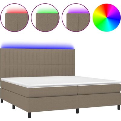vidaXL 3135033 Bett - Verstellbares Kopfteil, LED, 140x190cm vidaXL 3135033 Bett - Verstellbares Kopfteil, LED, 140x190cm