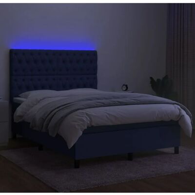 MAISONCHIC Bett mit Matratze und LED - 140x190cm MAISONCHIC Bett mit Matratze und LED - 140x190cm
