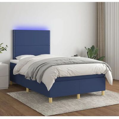 MAISONCHIC Modell 120x200cm Blau Boxspringbett mit LED MAISONCHIC Modell 120x200cm Blau Boxspringbett mit LED