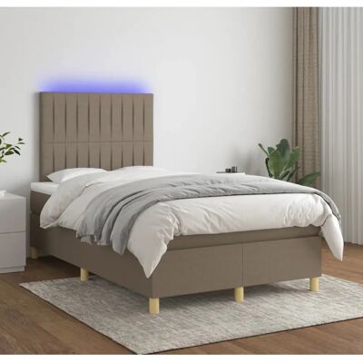 Maisonchic Taupe Bett mit LED - Bett Maisonchic Taupe Bett mit LED - Bett