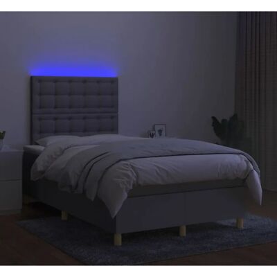 MAISONCHIC Bett mit verstellbarem Kopfteil, LED-Lichter MAISONCHIC Bett mit verstellbarem Kopfteil, LED-Lichter