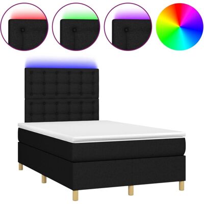 MAISONCHIC Seng med Madras & LED - 120x200cm - Sort MAISONCHIC Seng med Madras & LED - 120x200cm - Sort