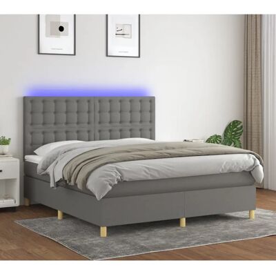 MAISONCHIC Bett mit Matratze und LED - Verstellbares Kopfteil MAISONCHIC Bett mit Matratze und LED - Verstellbares Kopfteil