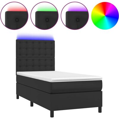 vidaXL 3135963 Bett - Moderner Boxspring mit LED, 200x200cm vidaXL 3135963 Bett - Moderner Boxspring mit LED, 200x200cm