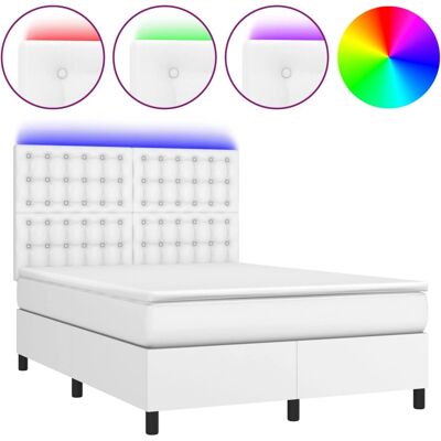 vidaXL 3135964 Bett - Verstellbares Kopfteil, LED, 200x200 cm vidaXL 3135964 Bett - Verstellbares Kopfteil, LED, 200x200 cm
