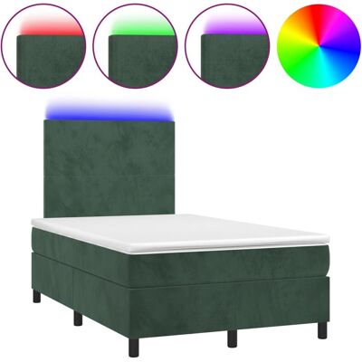 VidaXL Modell 864002 Grünes Samtbetten mit LED VidaXL Modell 864002 Grünes Samtbetten mit LED