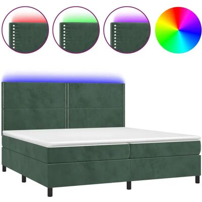 vidaXL Modell 7857 Samtgrön Bett - Bett vidaXL Modell 7857 Samtgrön Bett - Bett