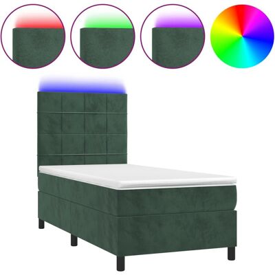 VidaXL 6312 dunkelgrünes Samtbetten - Bett VidaXL 6312 dunkelgrünes Samtbetten - Bett