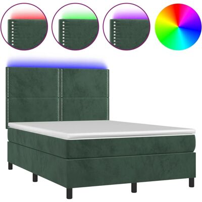 VidaXL Bett mit LED - Luxusb Velvet & Verstellbares Kopfteil VidaXL Bett mit LED - Luxusb Velvet & Verstellbares Kopfteil