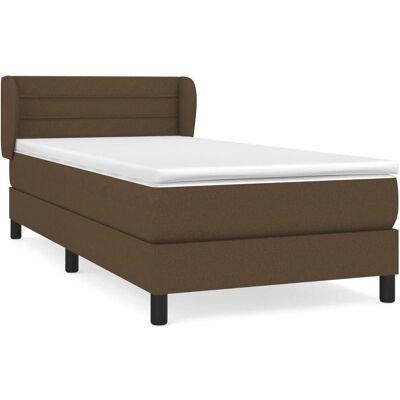 VidaXL Bett mit verstellbarem Kopfteil - Langlebiger Stoff, Taschenfederkernmatratze, Mittelfeste Unterstützung - Bett VidaXL Bett mit verstellbarem Kopfteil - Langlebiger Stoff, Taschenfederkernmatratze, Mittelfeste Unterstützung - Bett