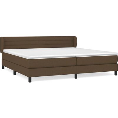 vidaXL 3126352 Bett - Mittelfestigkeit - Dunkelbraun - 200x200 cm - Bett vidaXL 3126352 Bett - Mittelfestigkeit - Dunkelbraun - 200x200 cm - Bett