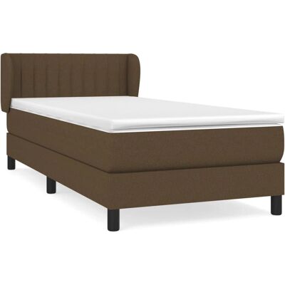 vidaXL 3126360 Bett - Strapazierfähiger Stoff, Verstellbares Kopfteil, Pocketfeder-Matratze vidaXL 3126360 Bett - Strapazierfähiger Stoff, Verstellbares Kopfteil, Pocketfeder-Matratze