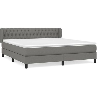 vidaXL 3126454 dunkelgraues Bett - Bett vidaXL 3126454 dunkelgraues Bett - Bett