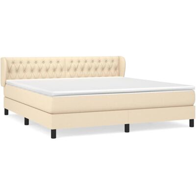 VidaXL Bett - Creme - Mitt-Hard - 180x200cm VidaXL Bett - Creme - Mitt-Hard - 180x200cm