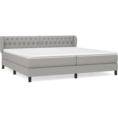 vidaXL 3126509 Lysegrå Stofferseng - Seng vidaXL 3126509 Lysegrå Stofferseng - Seng