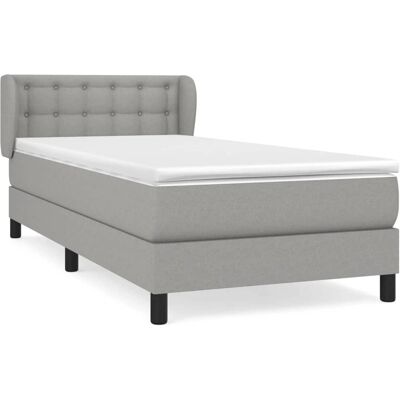 vidaXL Bett mit Verstellbarem Kopfteil - Langlebiger Stoff, Taschenfederkern vidaXL Bett mit Verstellbarem Kopfteil - Langlebiger Stoff, Taschenfederkern