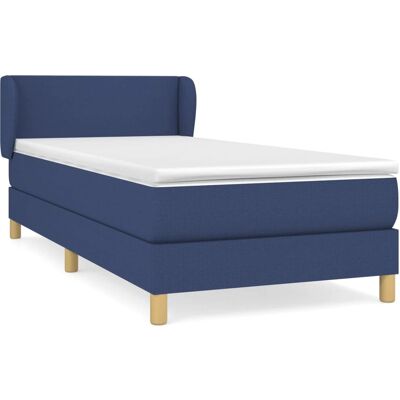 VidaXL Bett mit verstellbarem Kopfteil - Langlebiges Stoff, Taschenfeder-Matratze VidaXL Bett mit verstellbarem Kopfteil - Langlebiges Stoff, Taschenfeder-Matratze