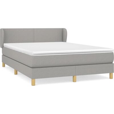 vidaXL Bett mit verstellbarem Kopfteil - 140x200cm - Bett vidaXL Bett mit verstellbarem Kopfteil - 140x200cm - Bett