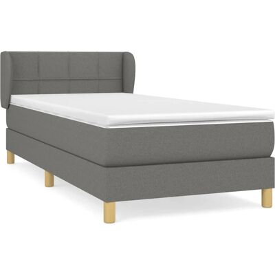 vidaXL Bett mit verstellbarem Kopfteil - Strapazierfähiger Stoff, Taschenfederkern vidaXL Bett mit verstellbarem Kopfteil - Strapazierfähiger Stoff, Taschenfederkern